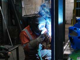 arc welding flach, helmet, steel