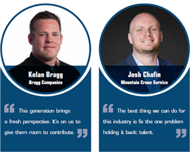 Porträts von Kelan Bragg und Josh Chafin