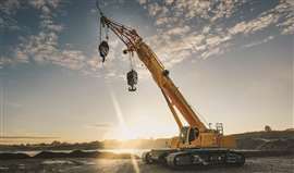 Liebherr LTR 1150 telescopic crawler crane