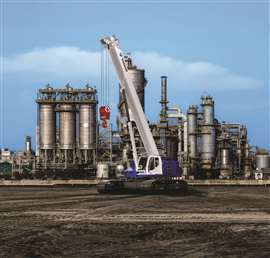 Tadano GTC-600-2 telescopic crawler crane