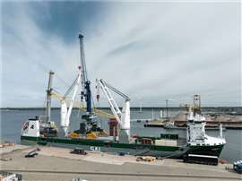 Delivery of Liebherr LPS 550 gantry crane