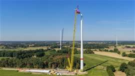 Liebherr LR1800-1.0 crane with X3 system visible at the lower boom 
