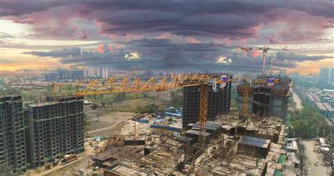The new residential project comprises seven separate structures