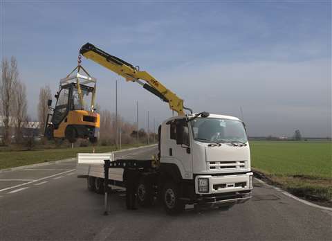 yellow cranes on trucks