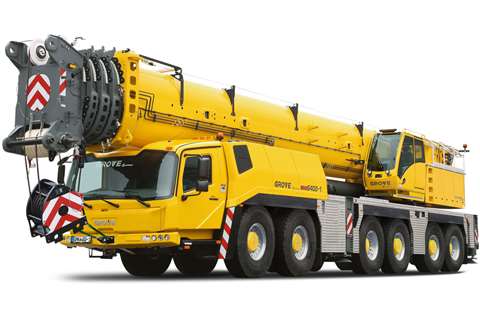 The GMK6400-1 all terrain crane