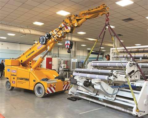 The Ormig 15iE electric crane