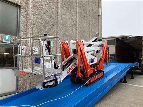 Easy Lifts's R160 spider heads to UK