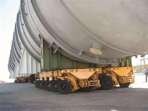 Cometto introduces the 55-ton MSPE-evo self-propelled transporter with electronic steering.