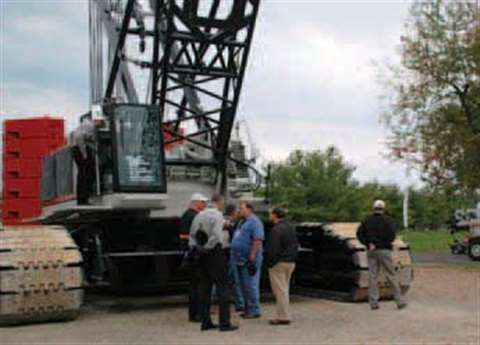 One of the attractions at Link-Belt's CraneFest event in October was the 298 Hylab 230 ton capacity