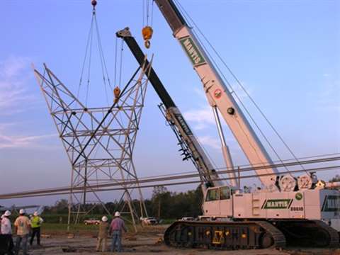 Scott Powerline's new Mantis 20010 helping rebuild in hurricane-ravaged Louisiana.