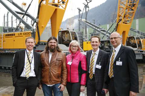 The owner of Viking Cranes, Erich Reimets, together with the financial director of Viking Cranes, Re