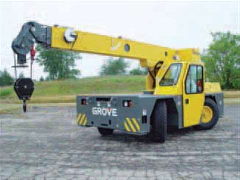 The Grove 4409-2 Yard Boss is among the cranes that will be on display at Manitowoc's Crane Expo