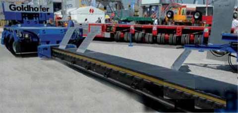 Goldhofer extends its possibilities by expanding its range of modular trailers with the PST/SLE self