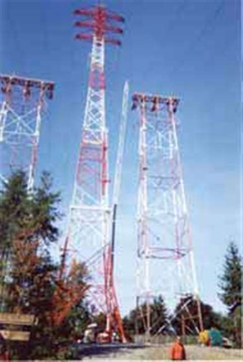 Hite put 350 ft. of luffing jib in its 300 and 440 ton Demags to handle the relocation of power line