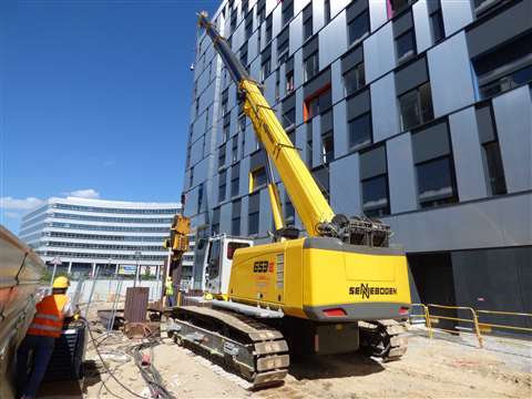 The Sennebogen 653 features a robust design and high flexibility