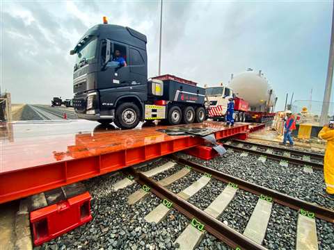 Al Faris was given six hours for the construction, use and removal of a temporary rail crossing bridge