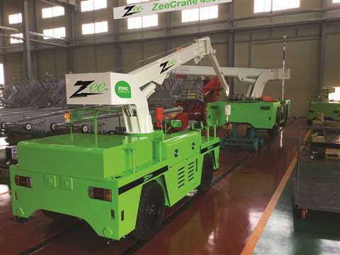 Zero emission equipment zeecrane 2