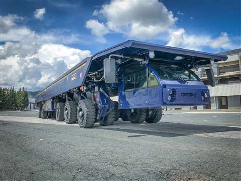 Cometto ETL 5/4E for Rave Group in France in blue paint at the factory