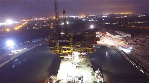 Mammoet's load-in of the Brent Delta