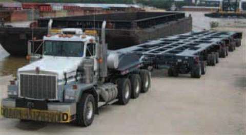The first set of 10-axle lines THP/DL, including turntables and gooseneck, have been delivered