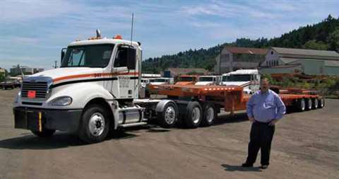 Wilhelm trucking recently took delivery of a Manac detachable 4th axle, 53 foot stretch single drop