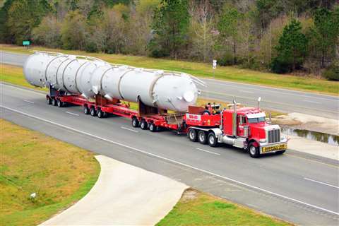 The Faymonville HighwayMax, developed for the North American market, will be on display at Bauma 201