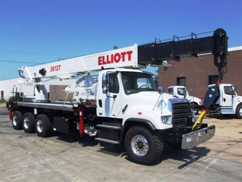 Elliott Equipment Company introduces the new 36-ton 36127R boom truck.