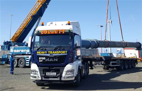 Another one of more than 400 loads delivered by Collett to HPC
