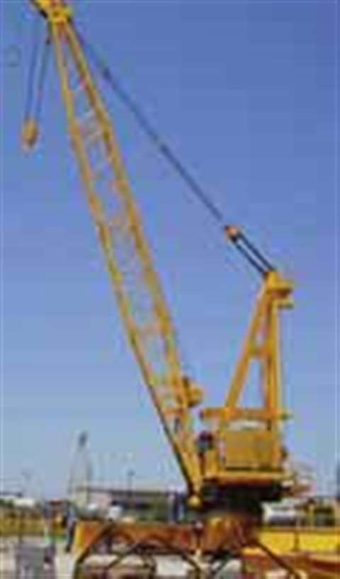 Energy Cranes' ECR 1200-R undergoes factory acceptance testing at the company's assembly plant in Ho