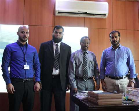 From left to right: Abdullah Jabr (Bakheet), Kashif Nisar (Bakheet), Mohammed Abdul Naser (Bakheet),
