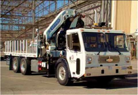 Twenty–two Effer model 340 6S articulating cranes were recently delivered to the Los Angeles water a
