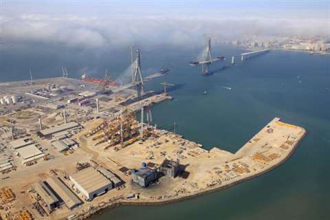 Once complete, the Cadiz Bridge will connect Cadiz with Puerto Real, the North area of old town of C