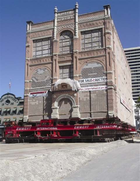 Emmert International relocates an historic building in Salt Lake City, Utah.