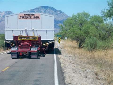 Emmert International hauls a classified military component