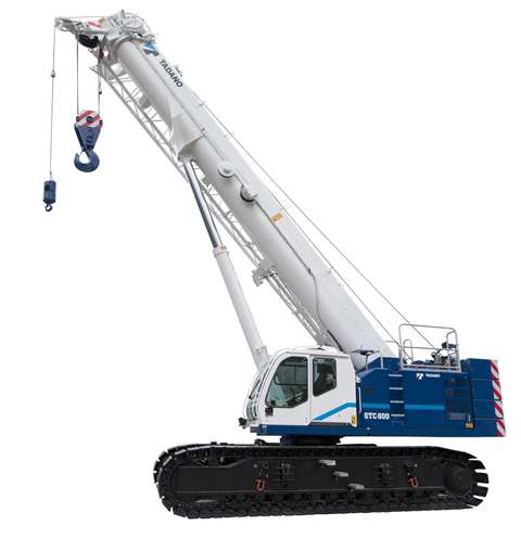 The Tadano GTC-800 is an 88-ton telescopic boom crawler crane that will be introduced to the global 
