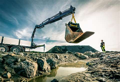 Hiab has enhanced its mid-range loader cranes 