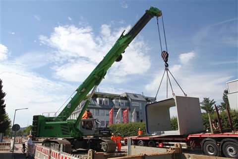 Sennebogen 120 tonne telescopic crane