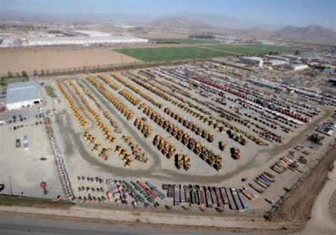 At an auction in Los Angeles in December Ritchie Bros. sold more than 3,200 vehicles and machines