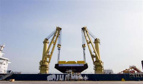Jumbo Kinetic lifts 3,000t record at Huisman facility in China