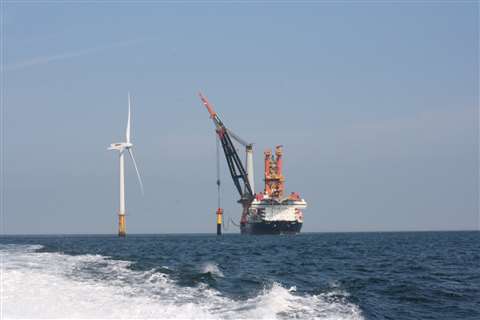 Heerema's Aegir vessel at work