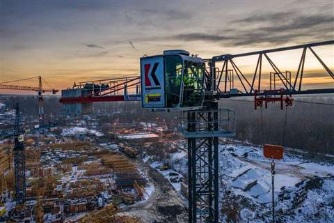 The new Krupiński KR 90-5 flat top tower