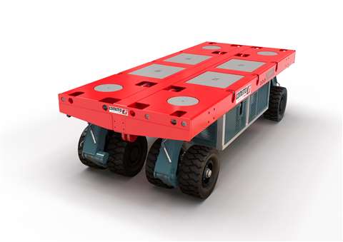 Two axle unit of Cometto's new Eco1000 transporter