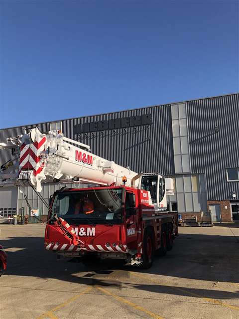 M and m crane hire ltm 1050 3.1