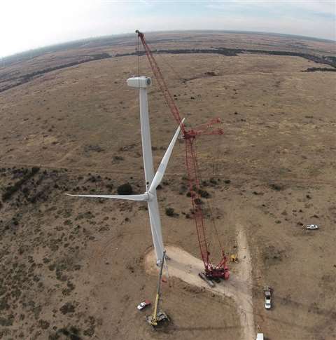 Crane service windpark