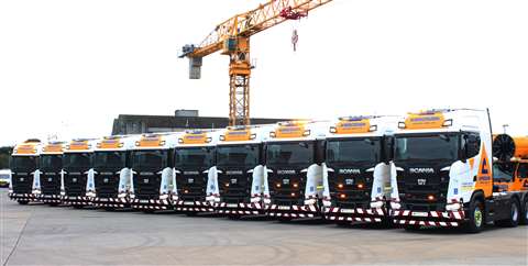 New Scania trucks for Ainscough Crane Hire