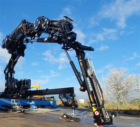 Effer 1405 with jib
