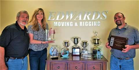 Edwards Moving & Rigging_Crane & Rigging Group Safety Award